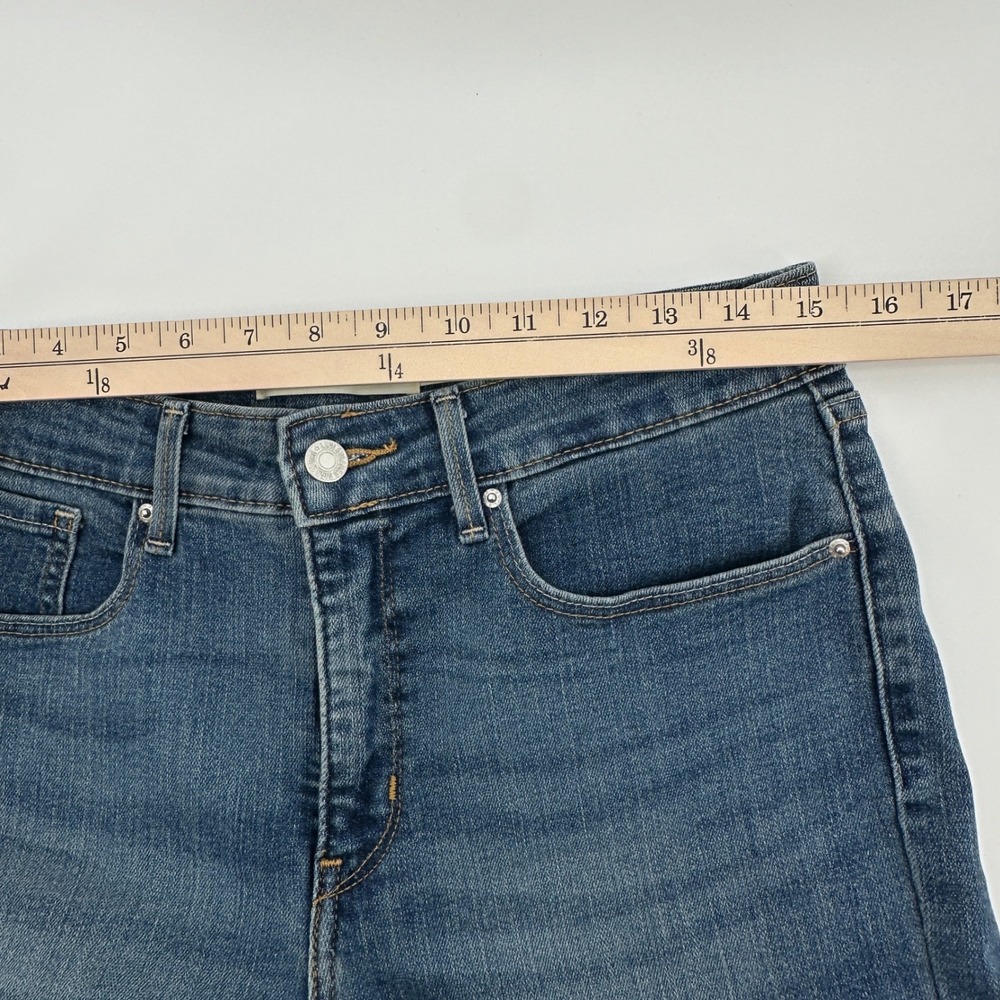 Levi Strauss Signature Womens Size 10M Blue Mid Rise Bootcut Jeans‎ W30 L32 - Picture 10 of 12